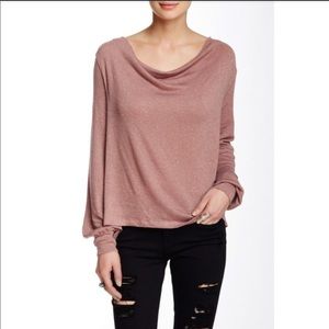 Draped Neck Palmer Tee